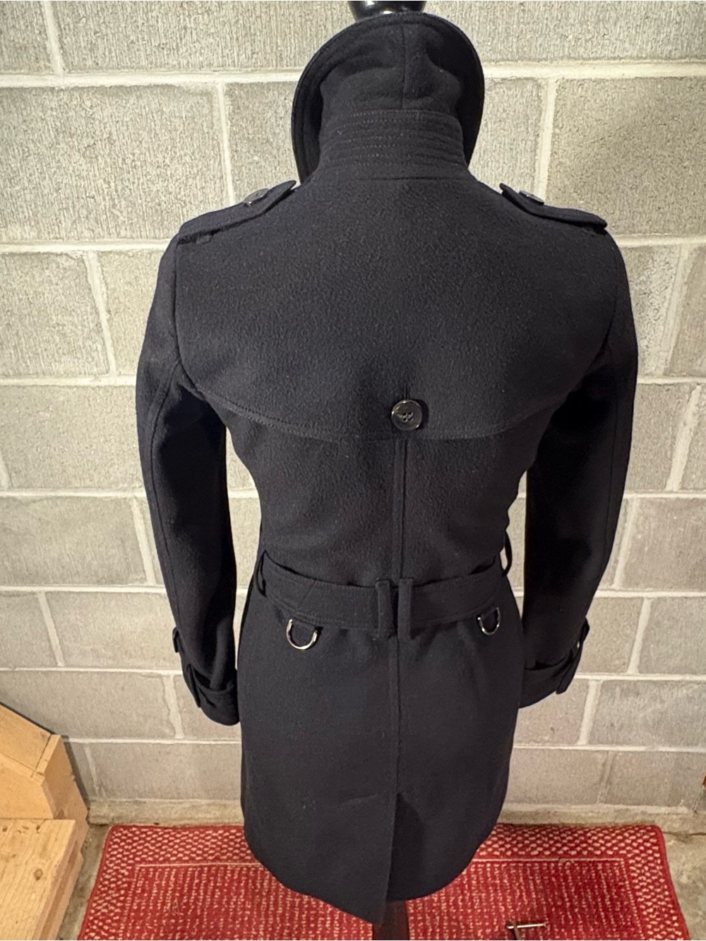 Burberry wool trench coat. - Picture 6 of 15